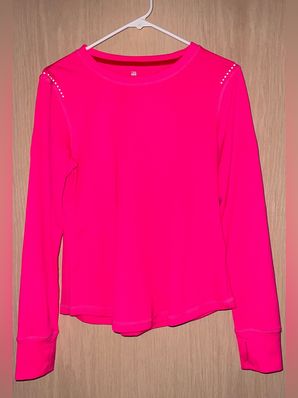 Ideology Hot Pink Long-Sleeve Active Top